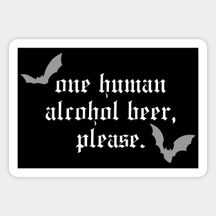 Human Alcohol Beer Magnet